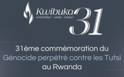 Invitation à de la 31ème commémoration du génocide commis contre les Tutsi